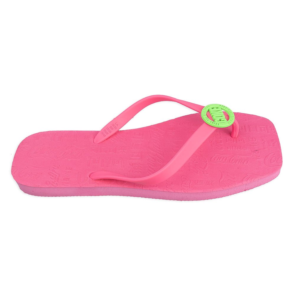 Chinelo Coca Cola Coke Sandal Feminino Pink Neon Rosa 2