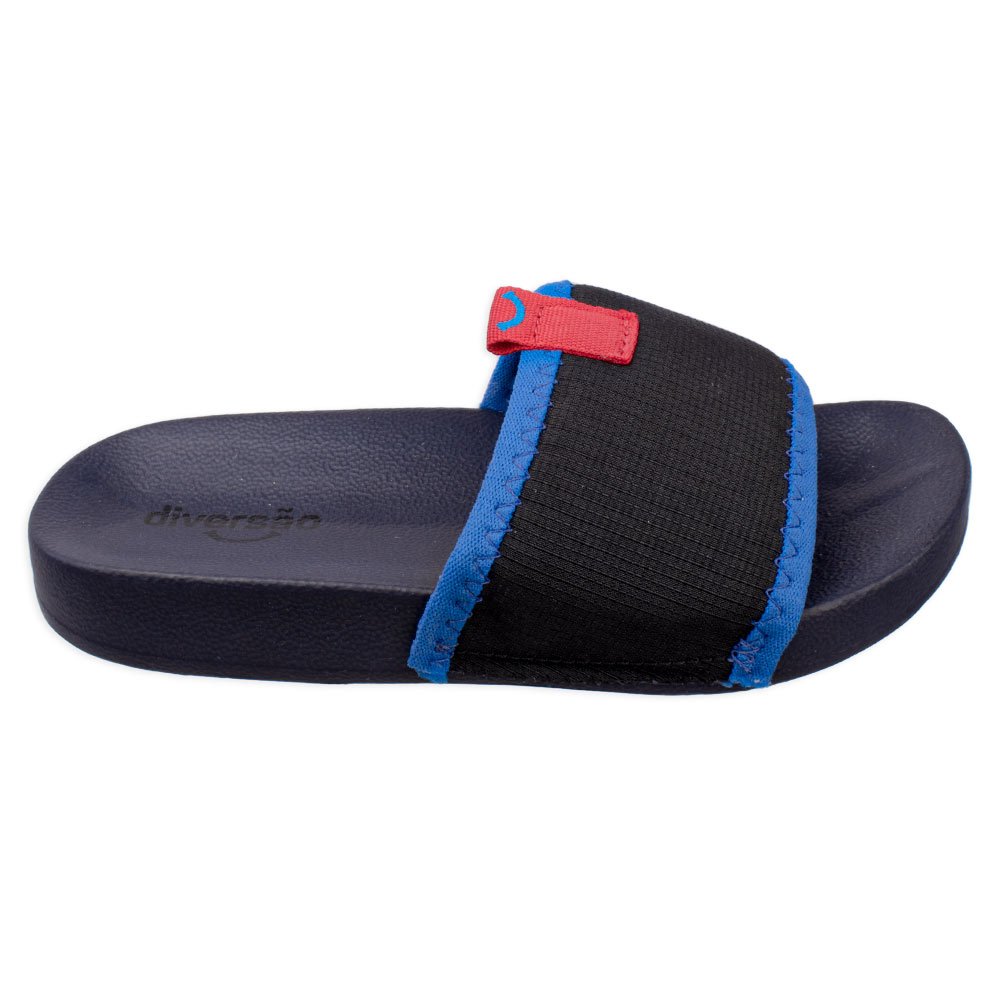Chinelo Diversão Slide Casual Boy Preto 3