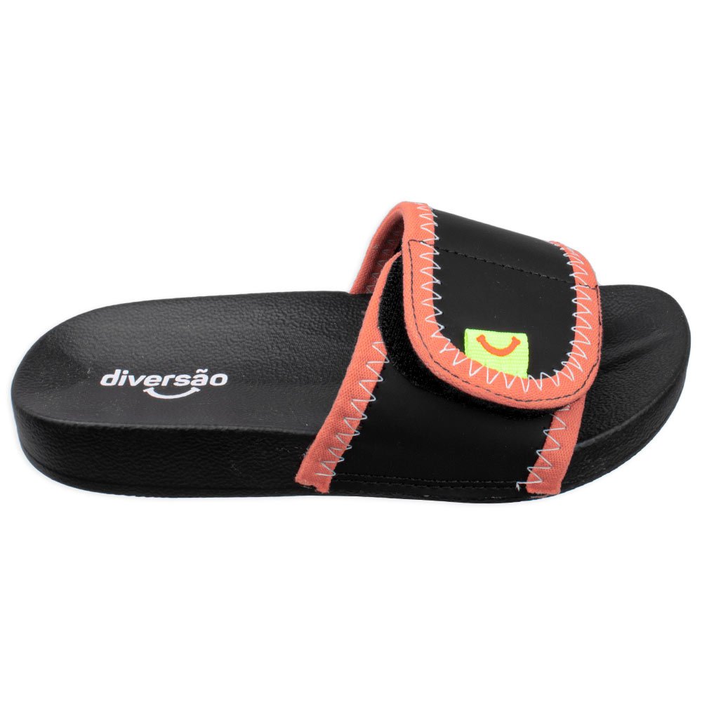 Chinelo Diversão Slide Street Boy Preto 3