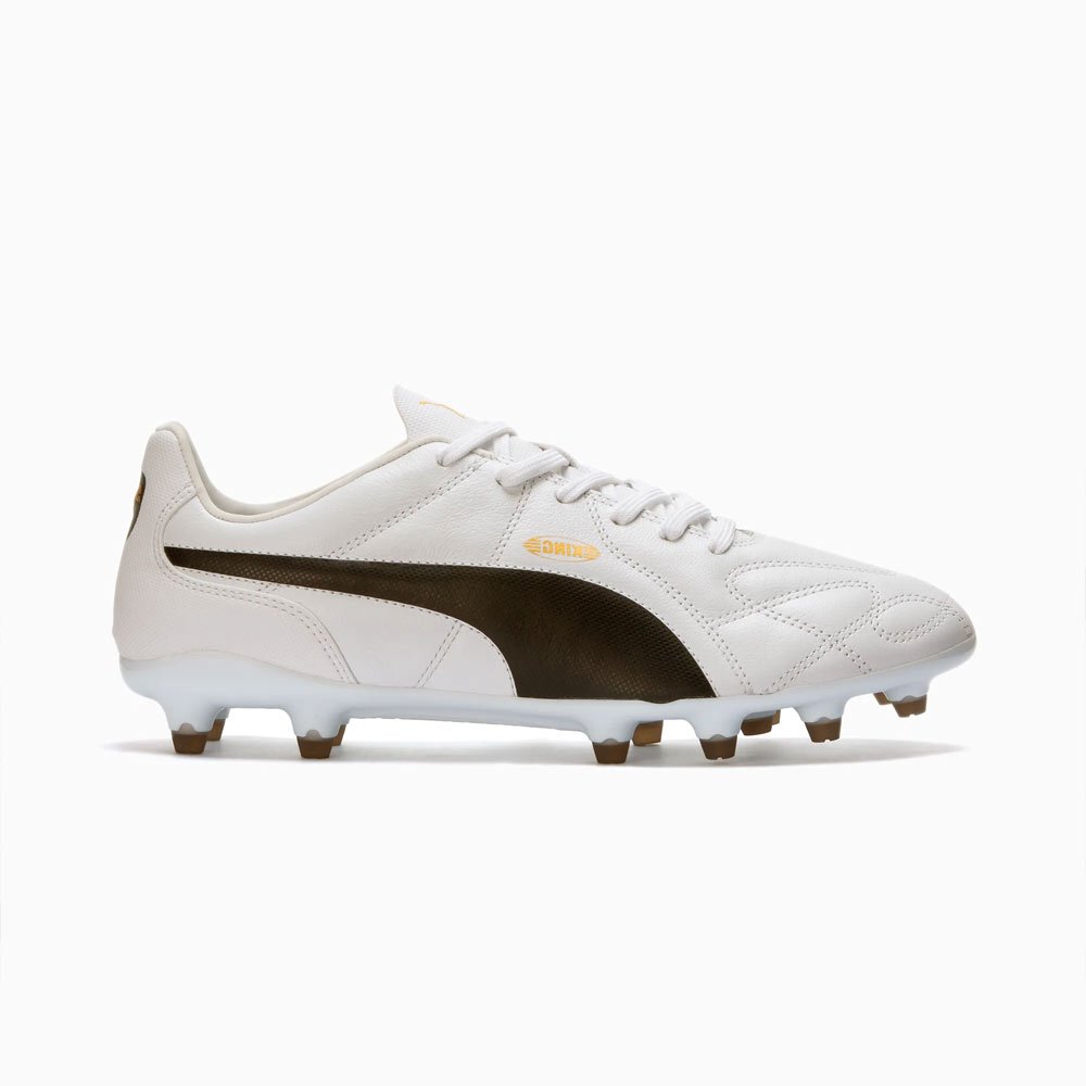 Chuteira Puma King FG Campo Branco Branco 1