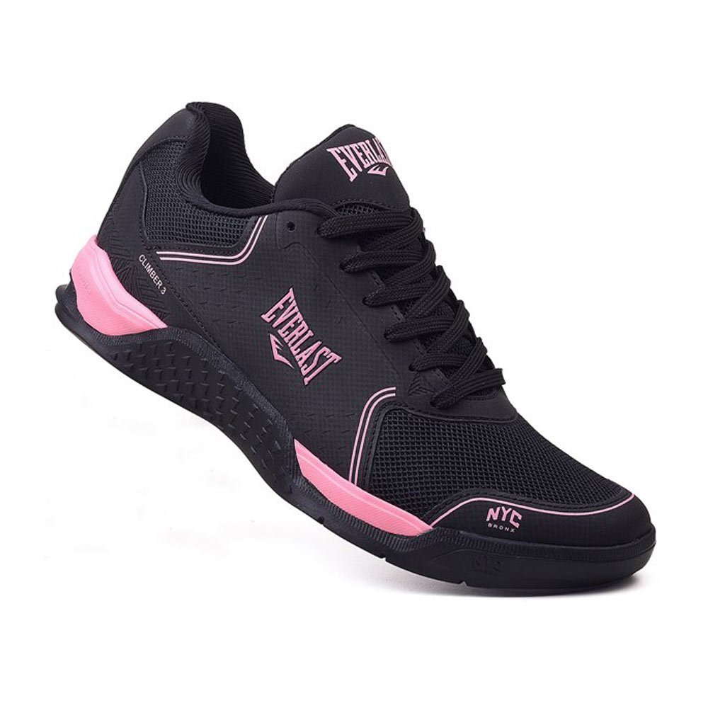 Tênis Everlast Climber III Feminino Preto/Rosa Preto 3