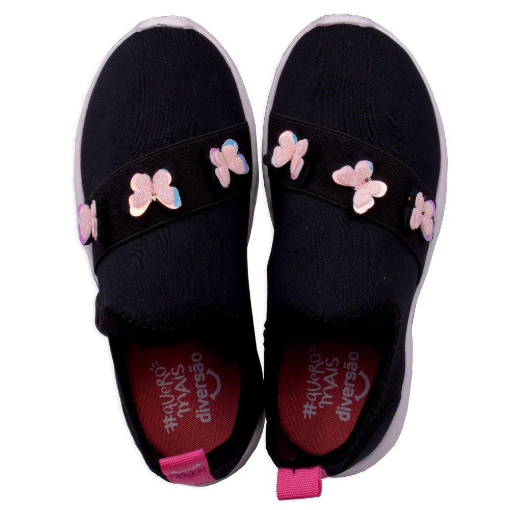 Tênis Diversão Fly Lary Low Preto Preto 2