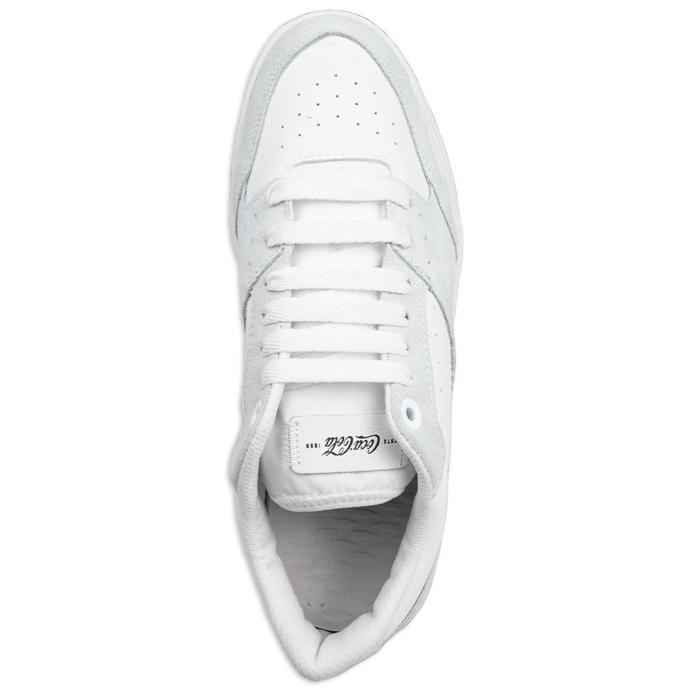 Tênis Coca Cola March All White Bege 2