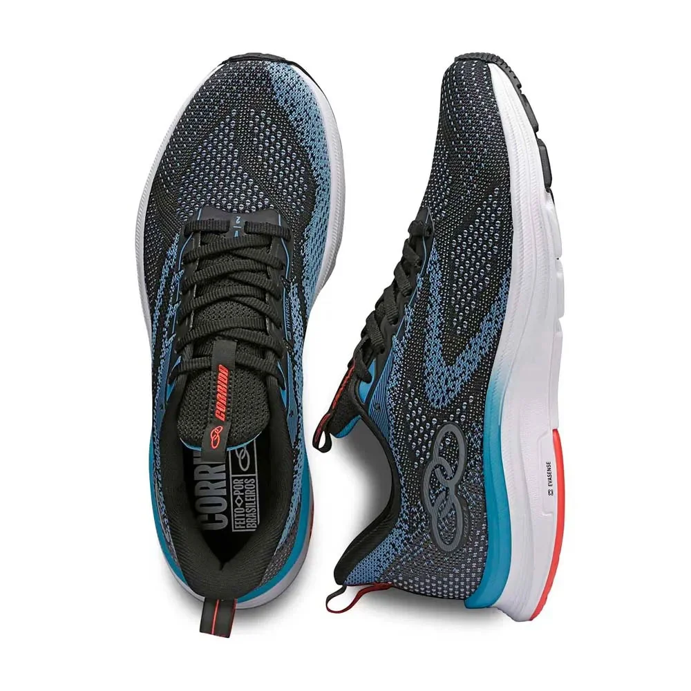 Tênis Olympikus Veloz 2 Azul e Preto Preto 2