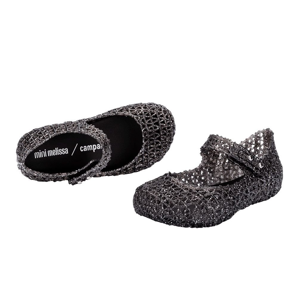 Mini Melissa Campana Pape Preto Infantil Preto 4