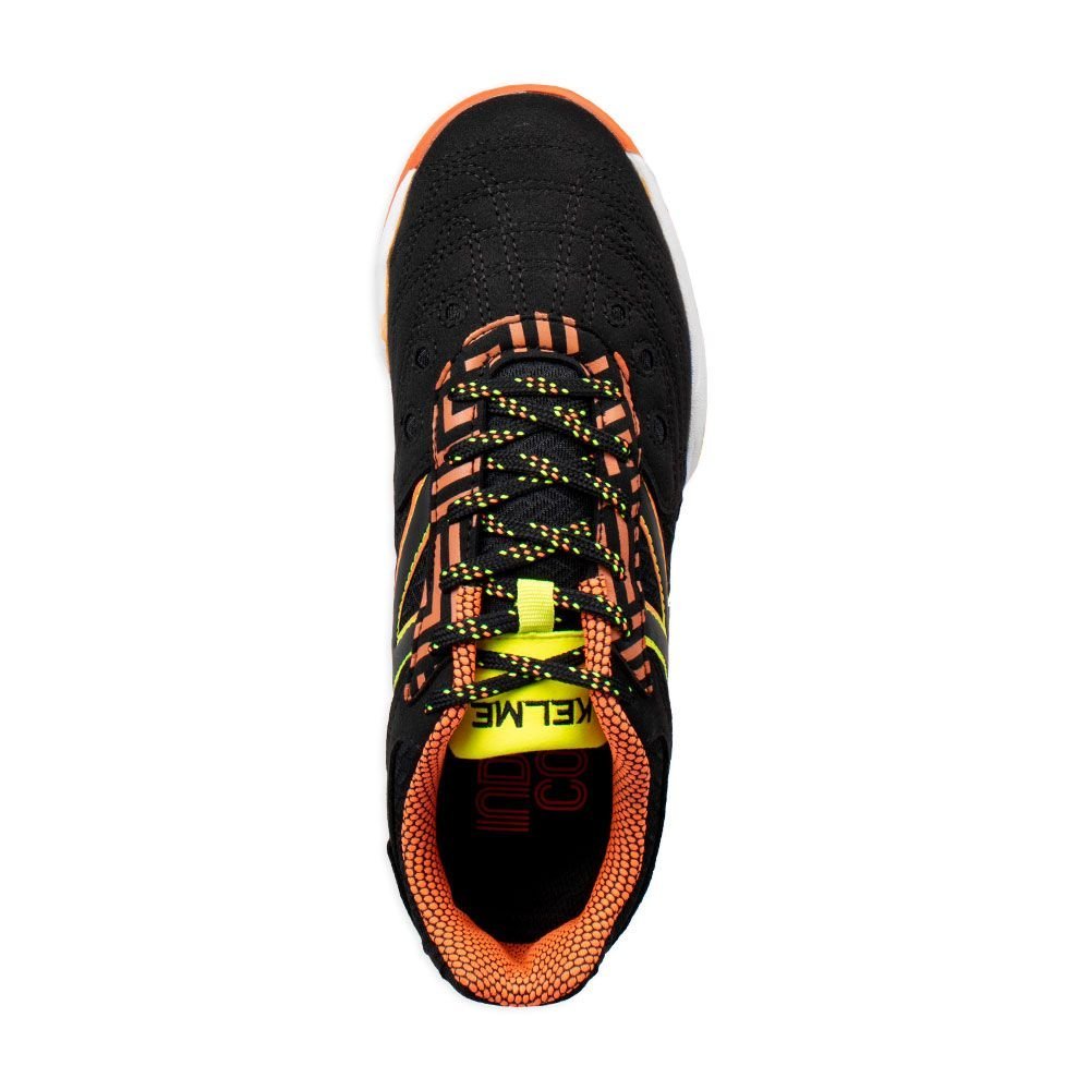 Chuteira Kelme Copa Futsal Profissional Azul Marinho e Preto Preto 4