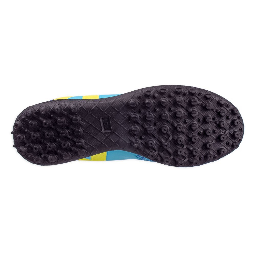 Chuteira Kelme Control Society Profissional Azul e Amarelo Azul 4