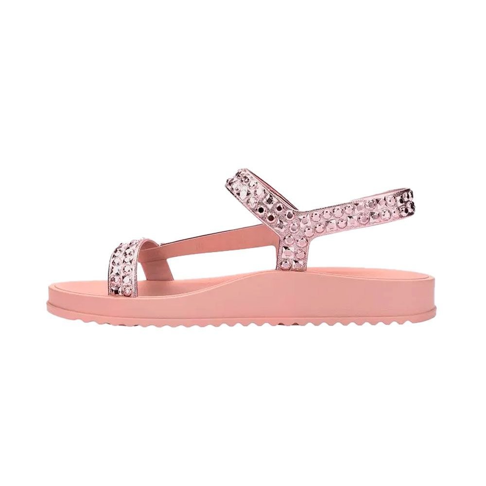 Sandália Rasteira Feminina Melissa Lust Rosa Confortável Rosa 4