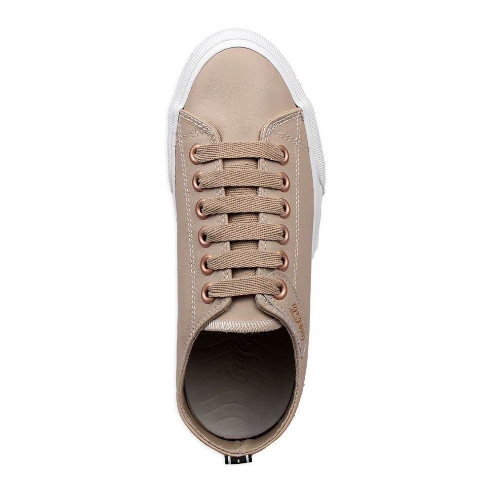 Tenis Coca Cola Atlanta Leather Coke Feminino Areia/cobre Bege 4