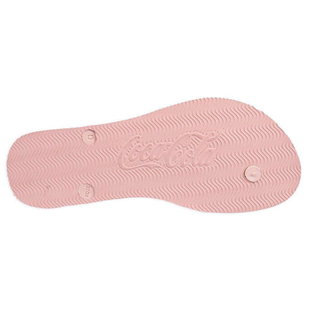 Chinelo Coca-Cola Original Sandal Way Rosê Claro Feminino Rosa 4