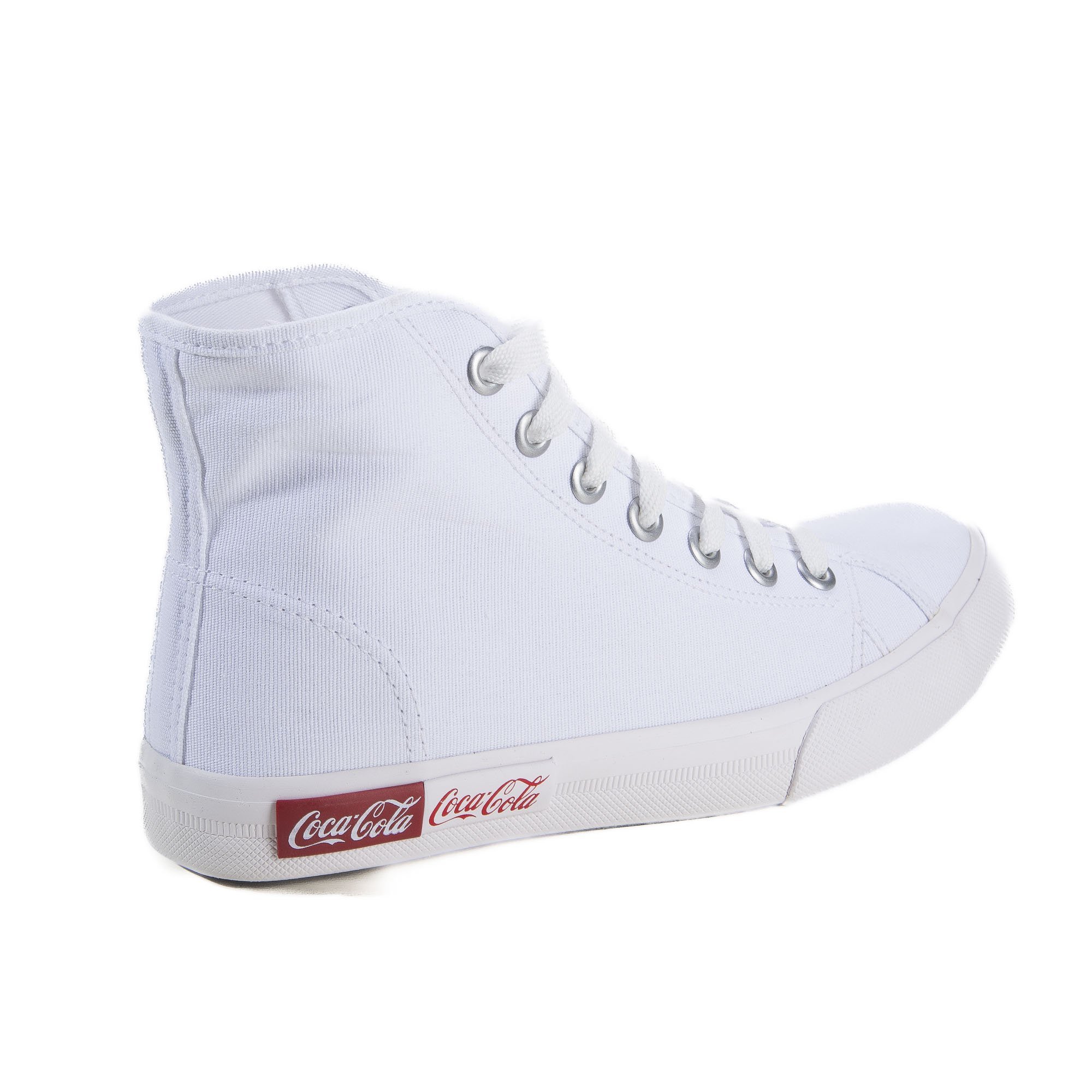 Tênis Coca Cola Blend Basic Hi Feminino Branco 4