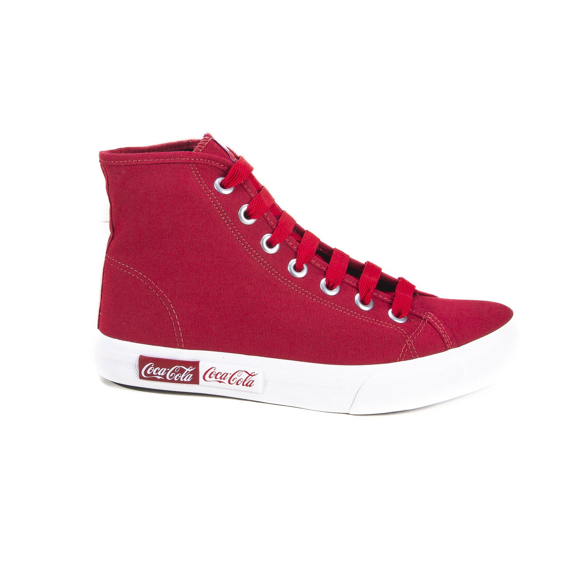 Tênis Coca Cola Blend Basic Hi Feminino Vermelho 1