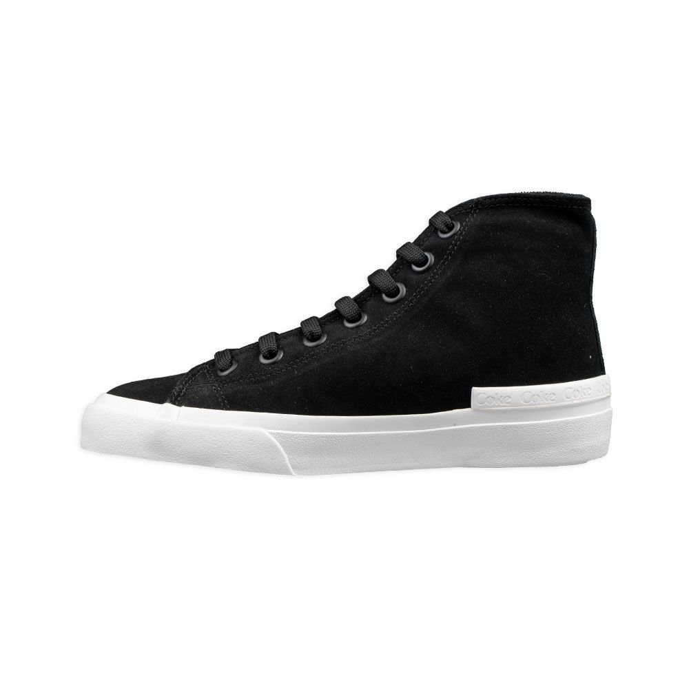 Tênis Coca-Cola Confortável Sunset Suede Hi Preto Feminino Preto 3