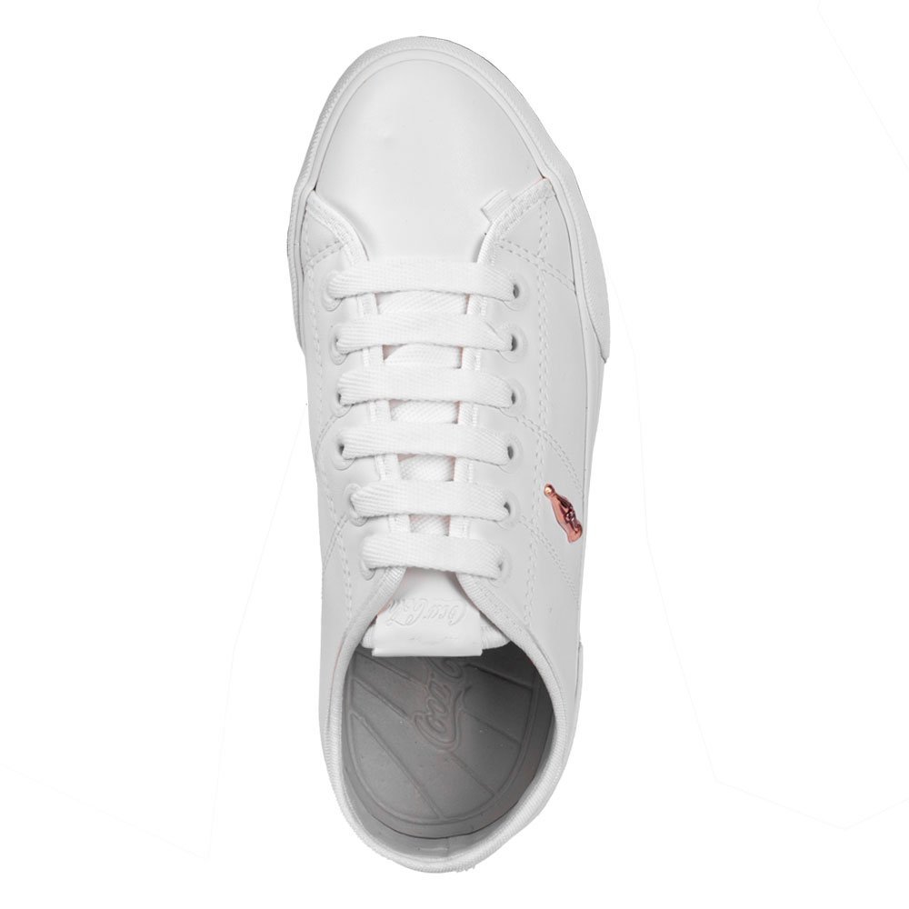 Tênis Coca Cola Miami Town Branco feminino Branco 2