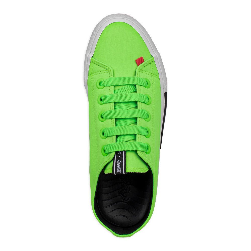 Tênis Coca-Cola Original Daytona Neon Verde Casual Feminino Verde 2