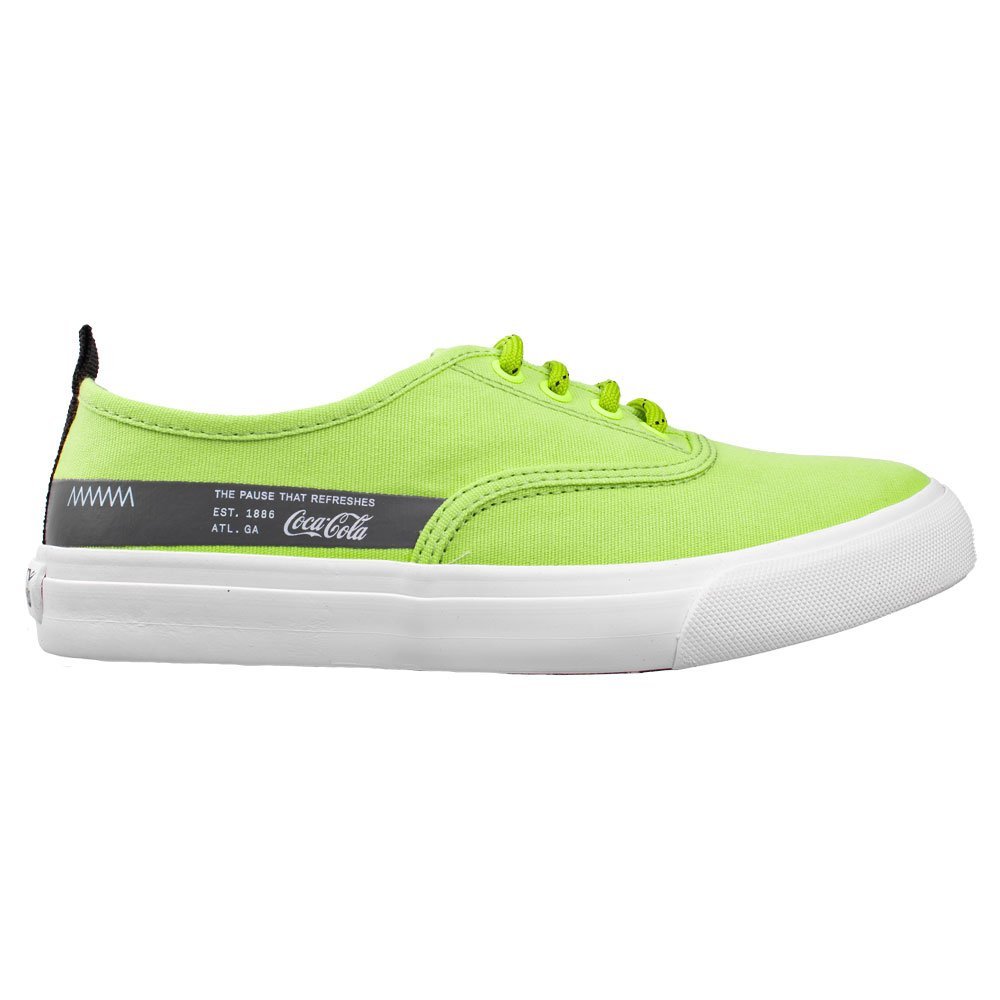 Tênis Coca-Cola Original Kick Laguna Limão Casual Feminino Verde 1