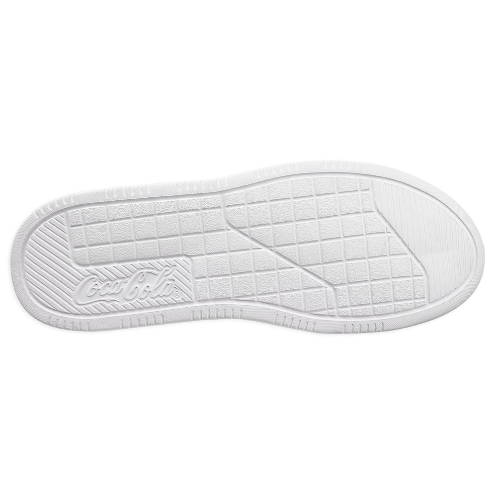Tênis Coca-Cola Original Soho Leather Branco Casual Feminino Branco 4