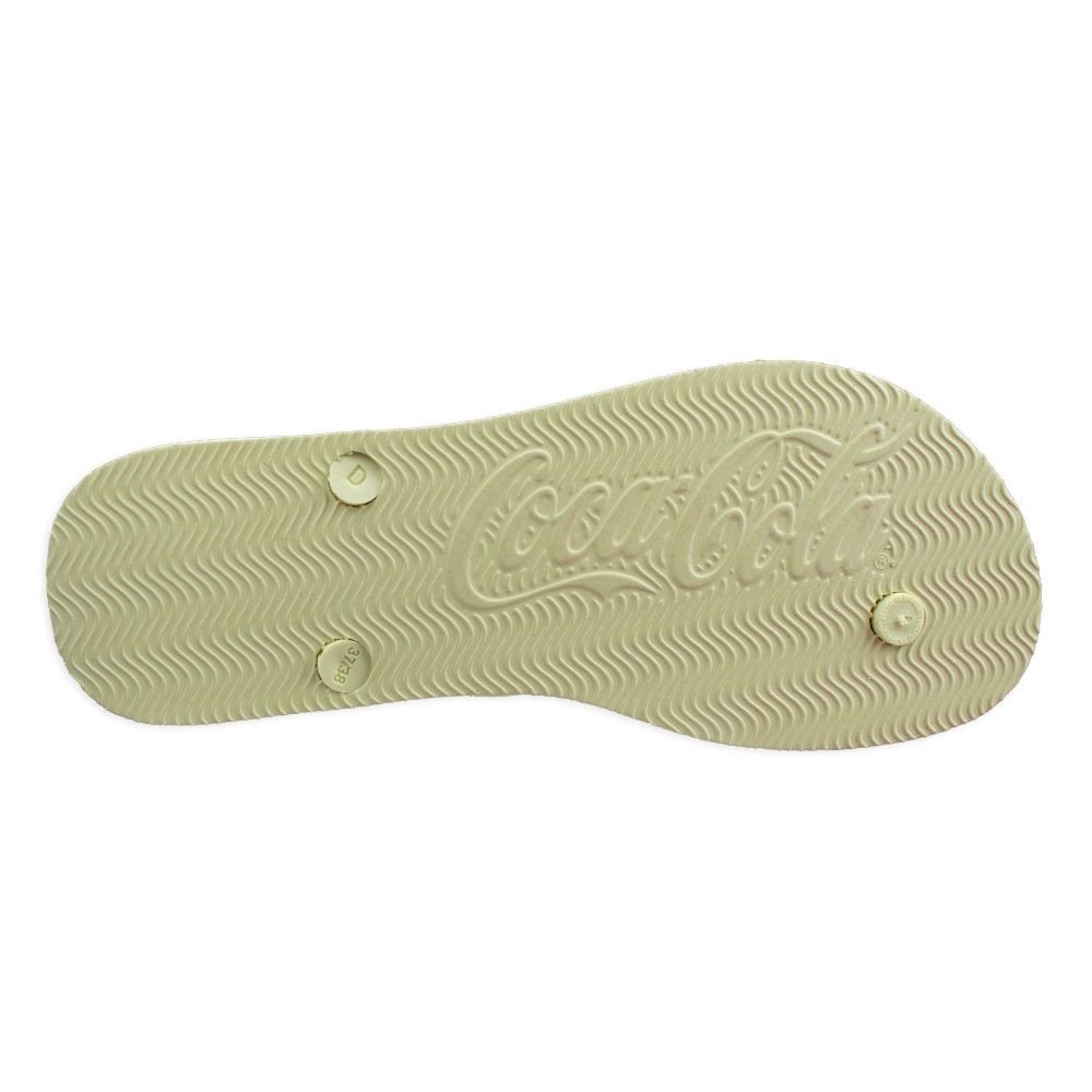 Chinelo Coca Cola 1886 Feminino Amarelo Amarelo 3