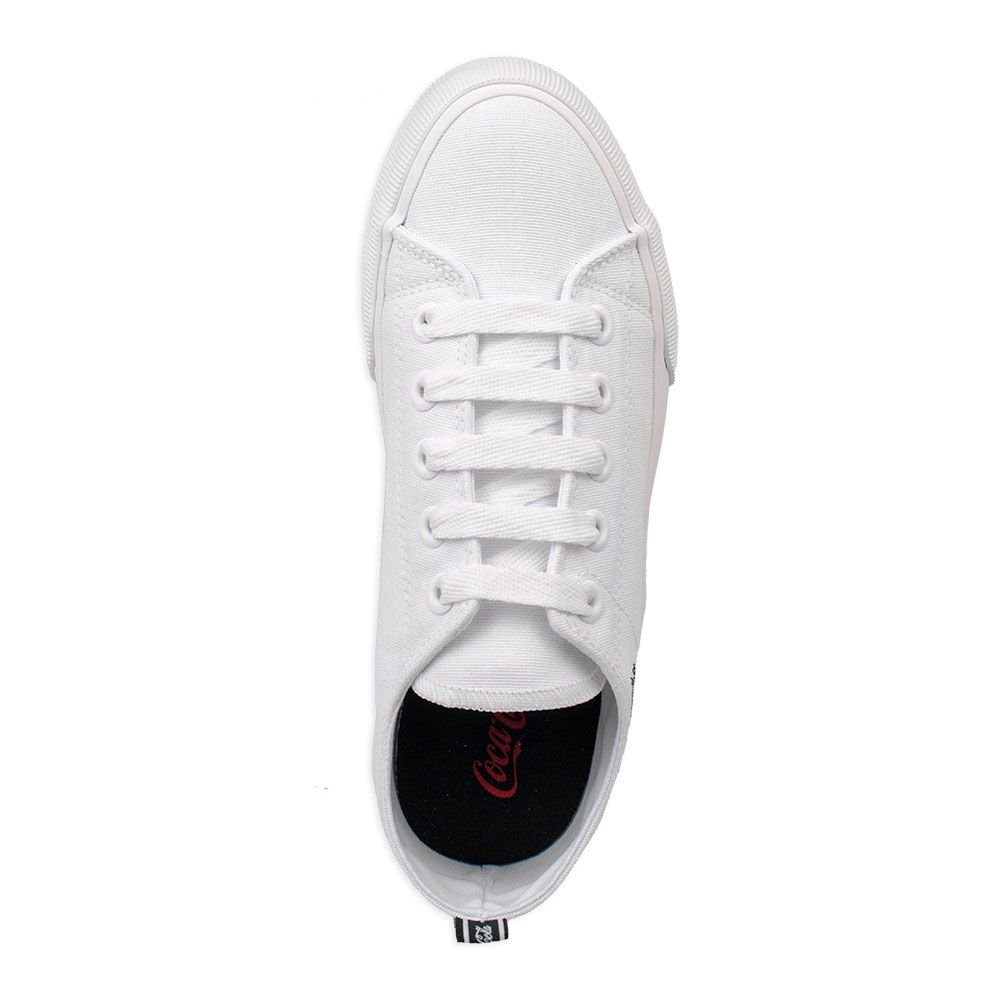 Tênis Coca Cola Canvas Branco Feminino Branco 4