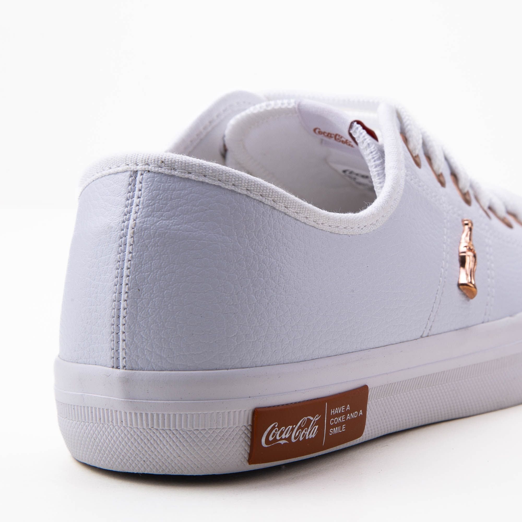 Tênis Coca-Cola Casual Confortável Miami Eco Branco Feminino Branco 3