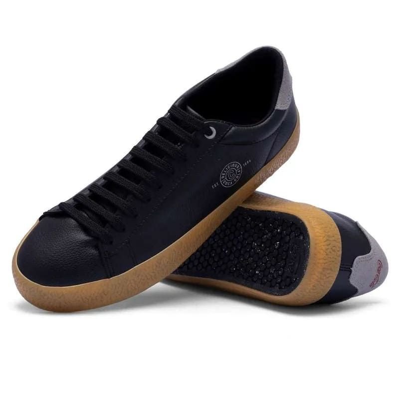 Tênis Coca-Cola Casual Confortável Seaside Town Masculino Preto 4