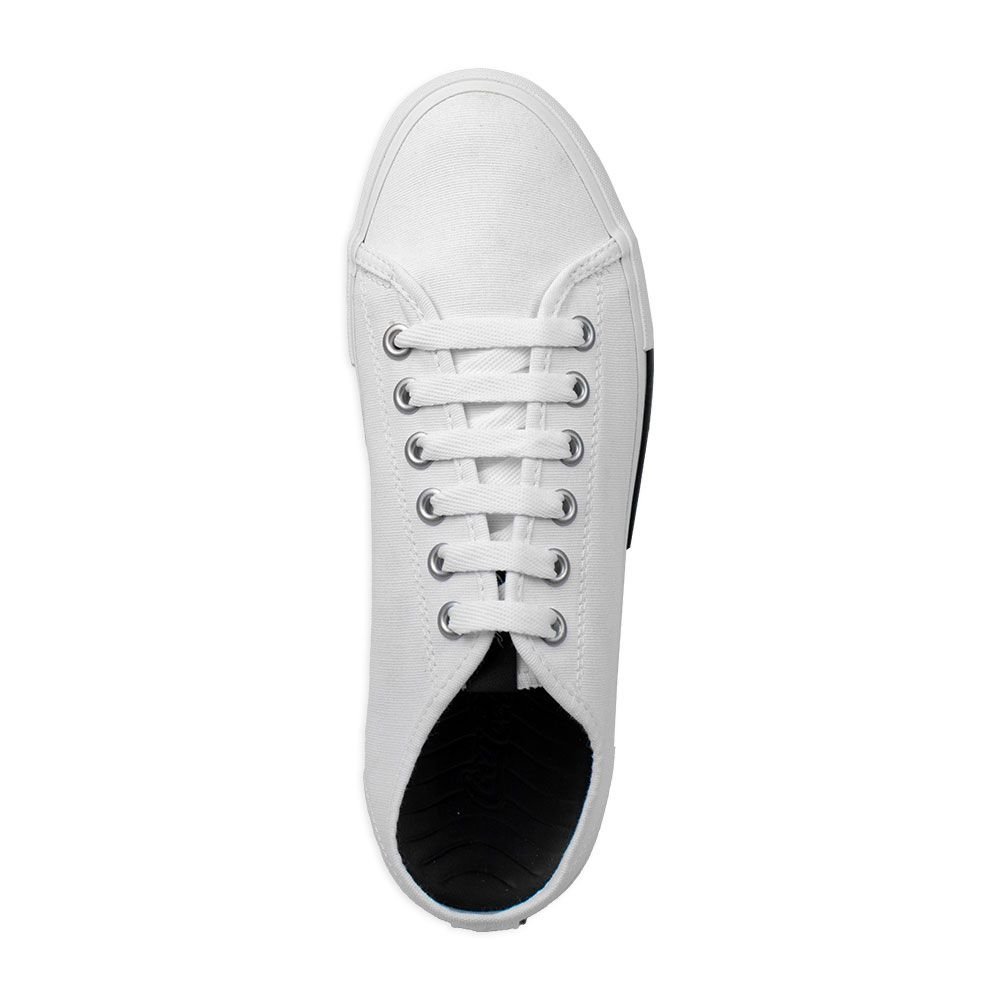 Tênis Coca-Cola Daytona Classic Canvas Masculino Branco Branco 4