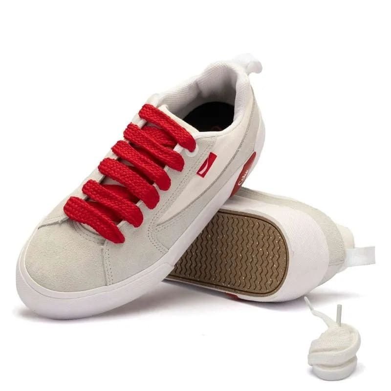 Tênis Coca Cola Daytona Ultra Branco/Cinza Feminino Branco/Cinza 4