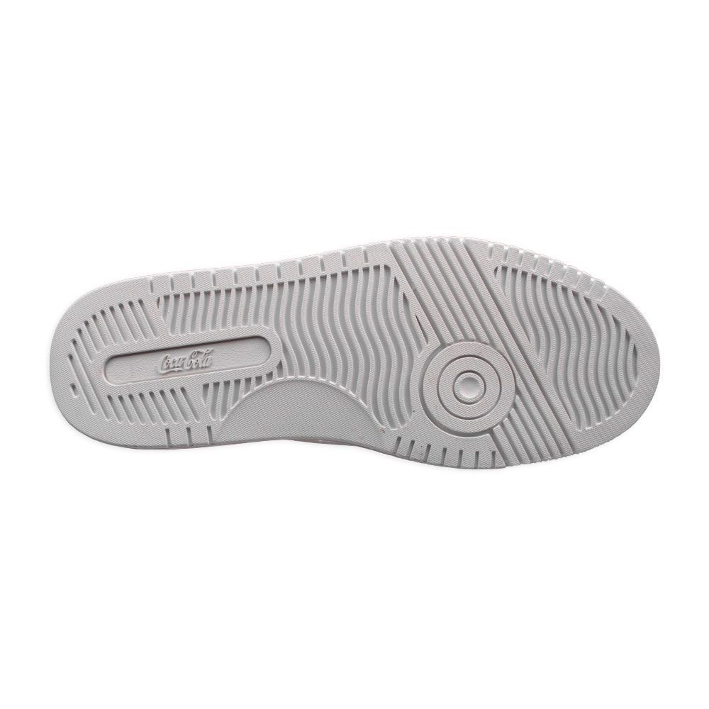 Tênis Coca Cola March Ray Leather Hi Masculino All White Branco 2