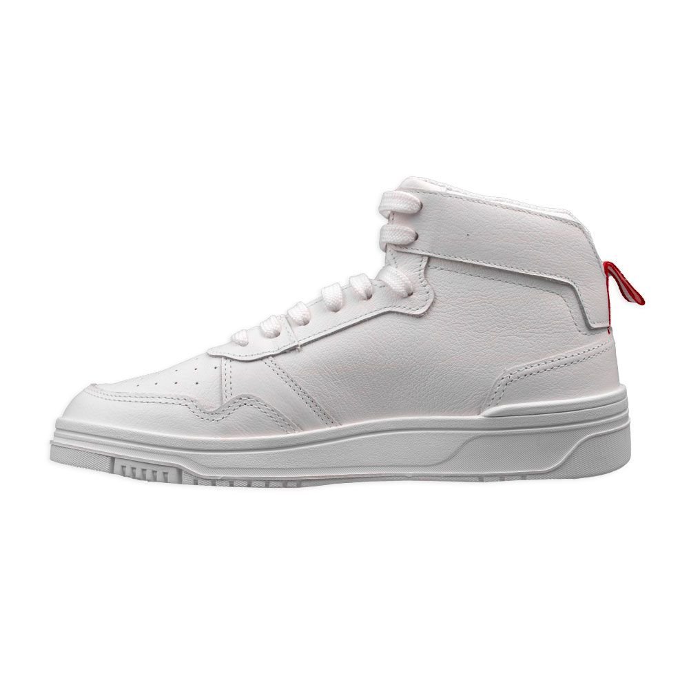 Tênis Coca Cola March Ray Leather Hi Masculino All White Branco 3