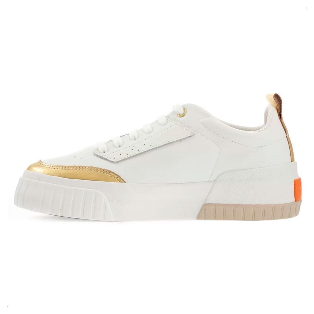 Tenis Coca Cola Rio Coast Branco/dourado Feminino Branco 3