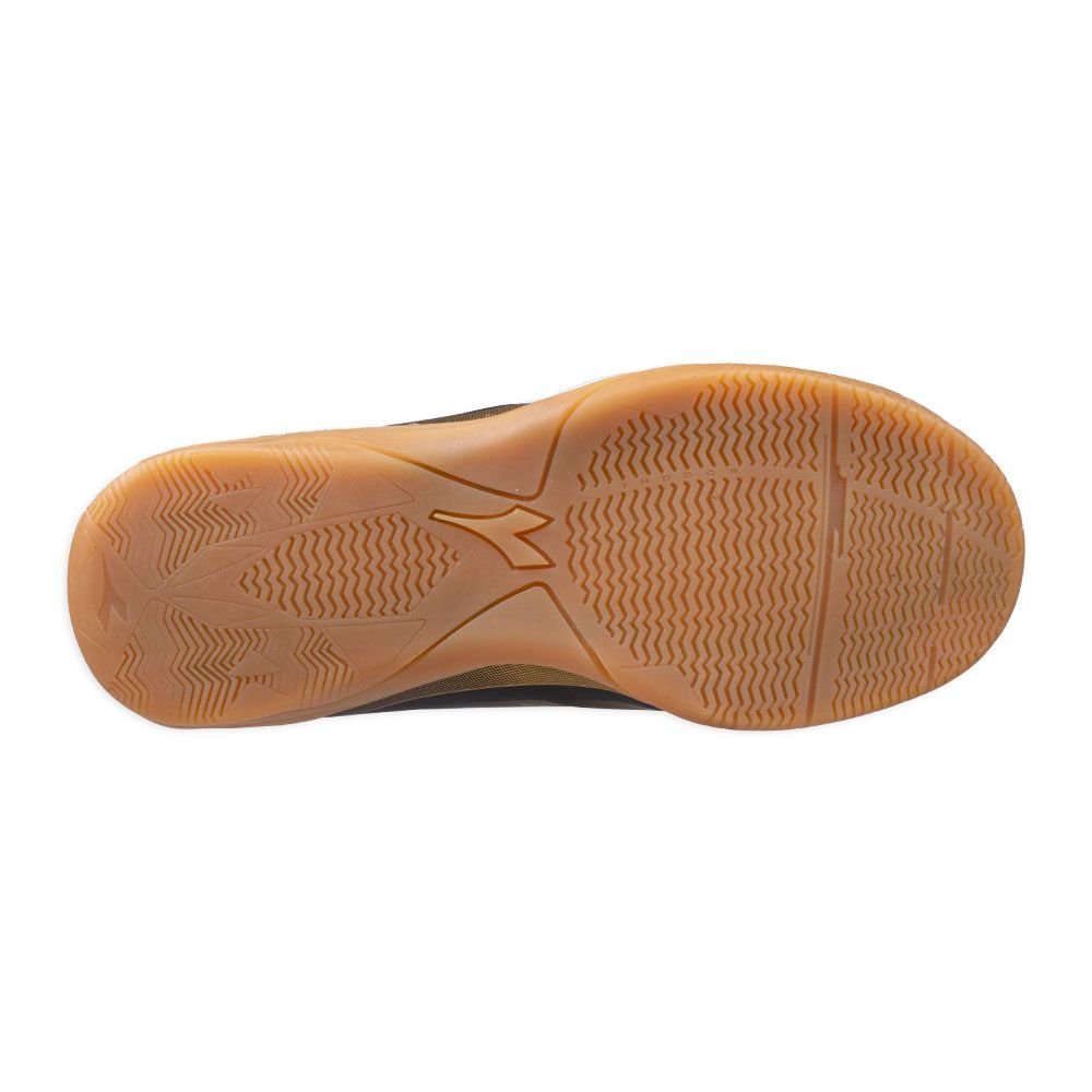 Chuteira Diadora Squadra Ii Infantil Futsal Preto/Dourado 2