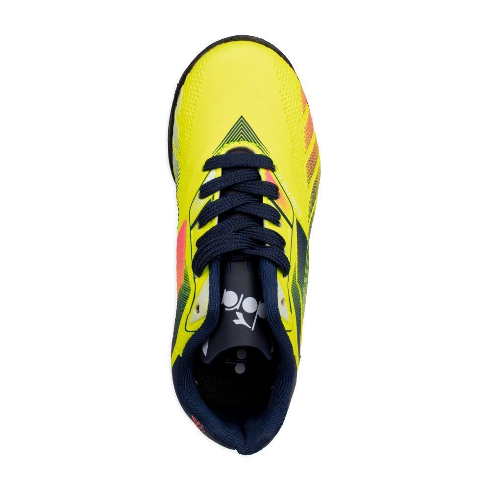 Chuteira Diadora Agilita II Society Infantil Amarelo 4