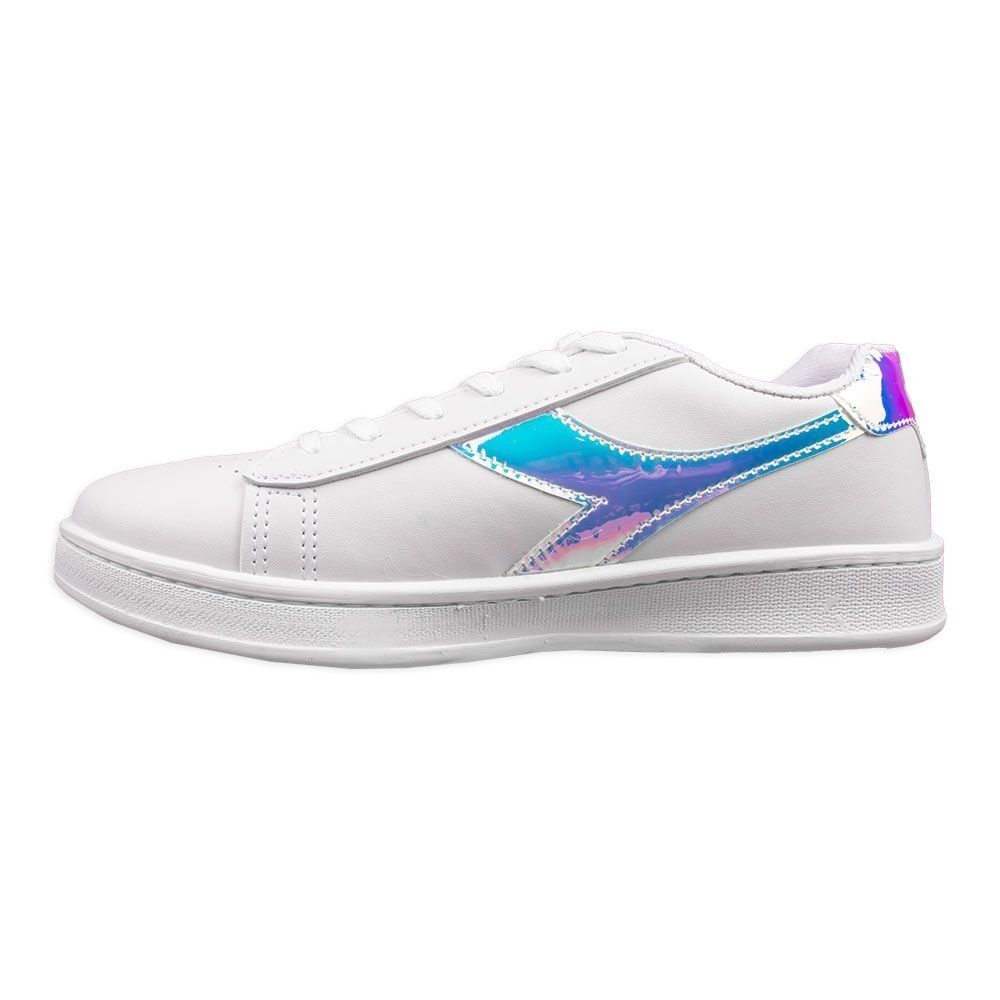 Tênis Diadora Centrale Metal/Azul Feminino Branco/Azul 3