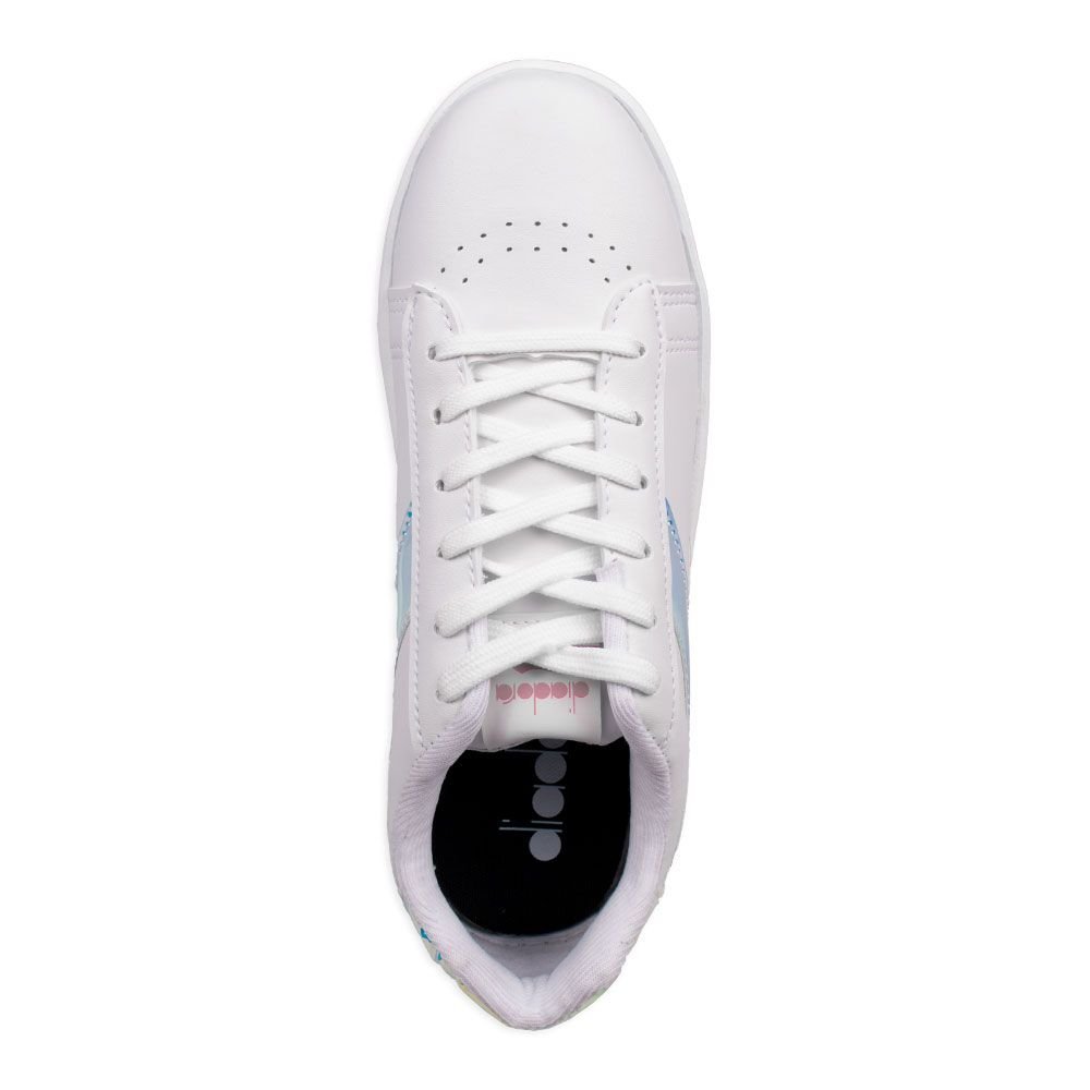 Tênis Diadora Centrale Metal/Azul Feminino Branco/Azul 4
