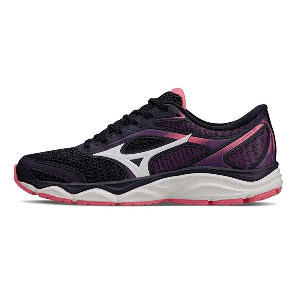 Tênis Mizuno Hawk 5 Feminino Preto/Rosa 3