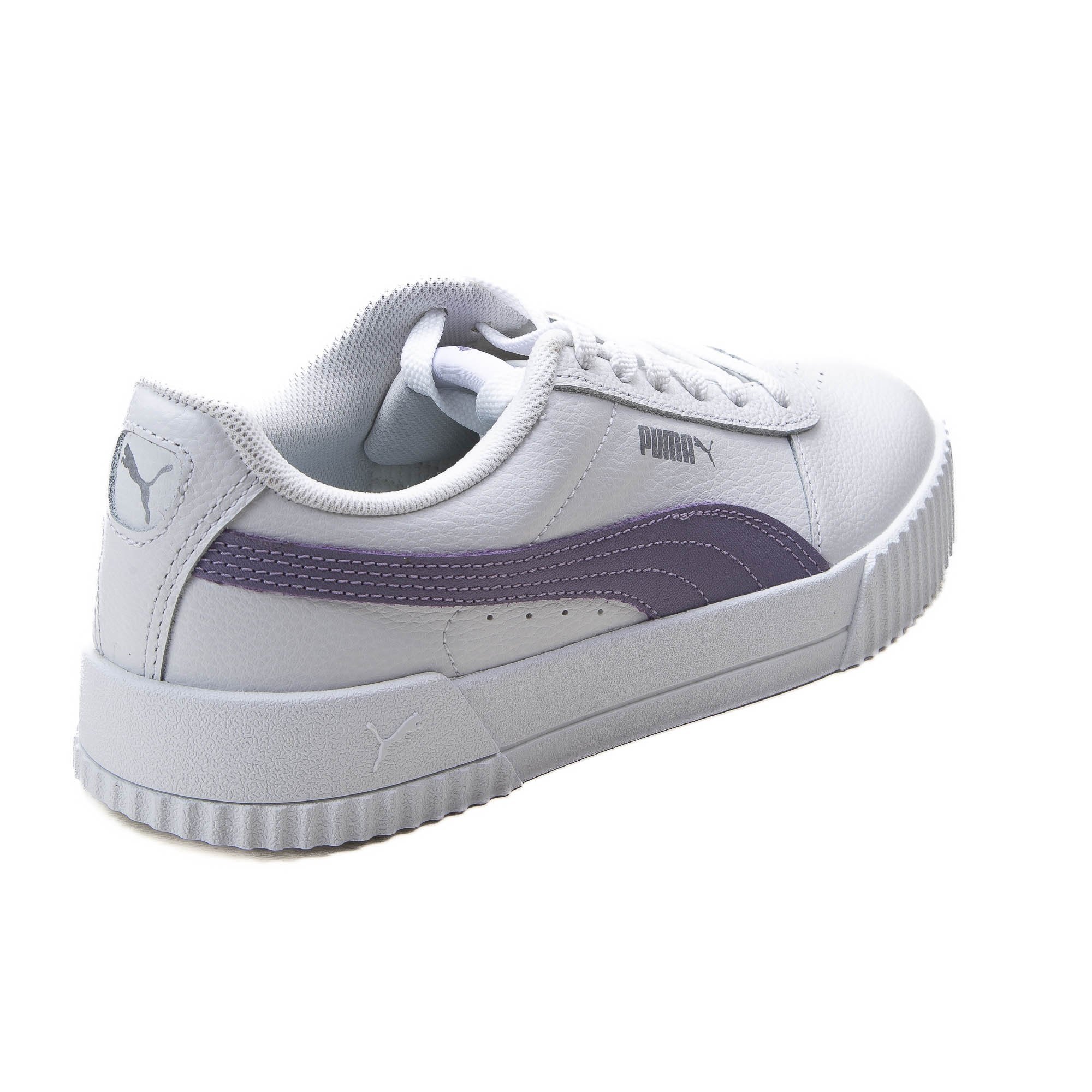 Tênis Puma Carina L BDP Feminino Branco/Lilás 4