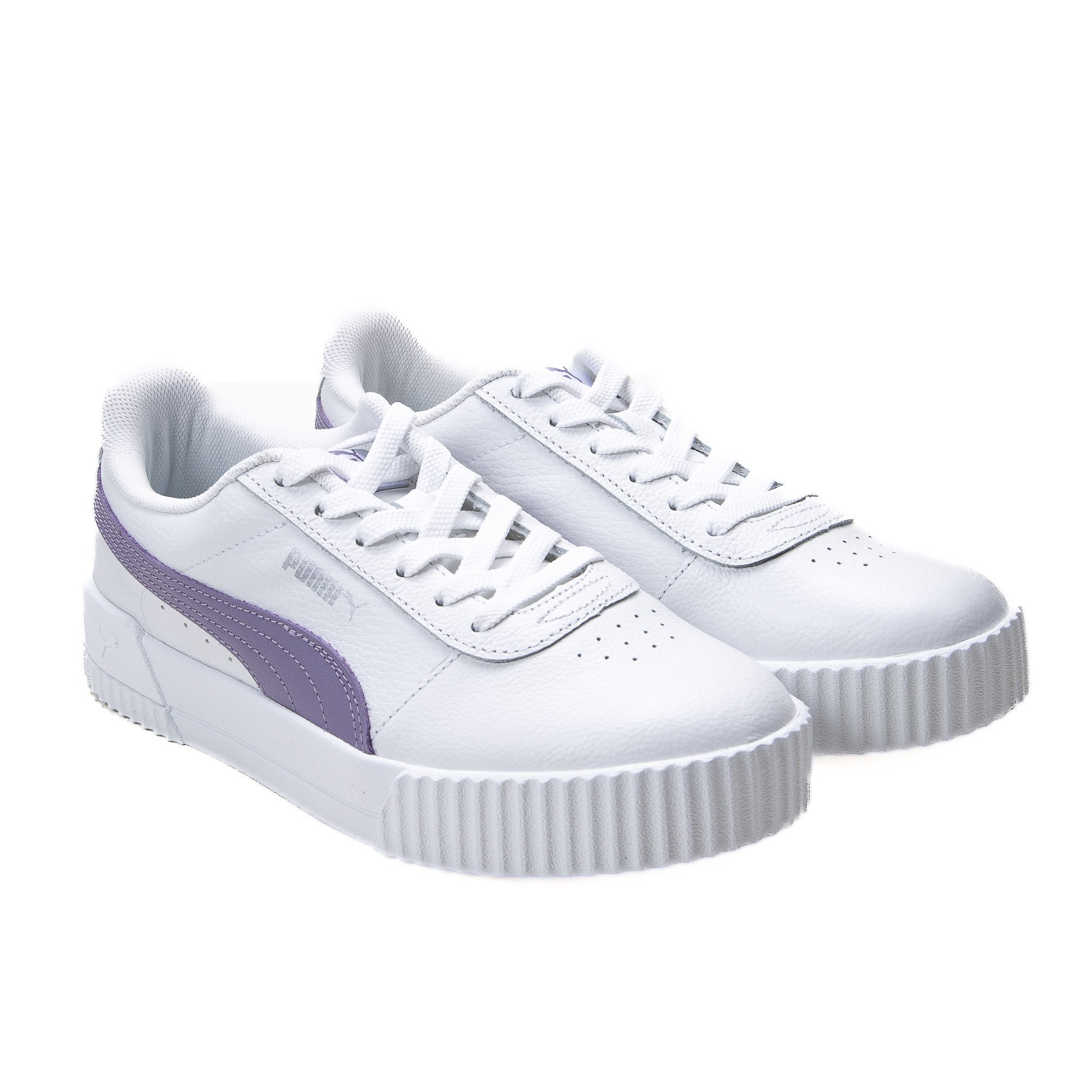 Tênis Puma Carina L BDP Feminino Branco/Lilás 5