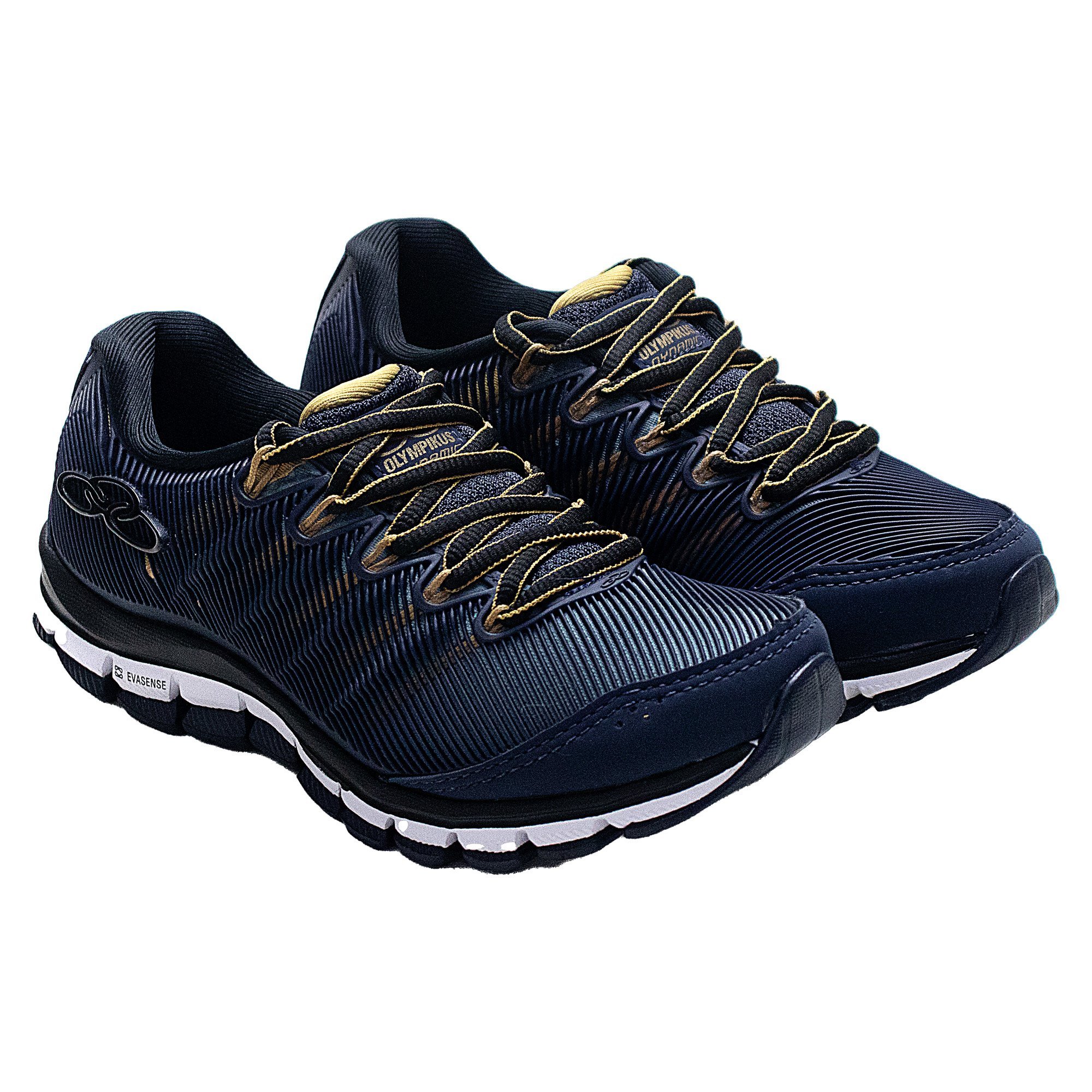 Tênis Olympikus Dynamic Infantil Azul Marinho/Dourado 2