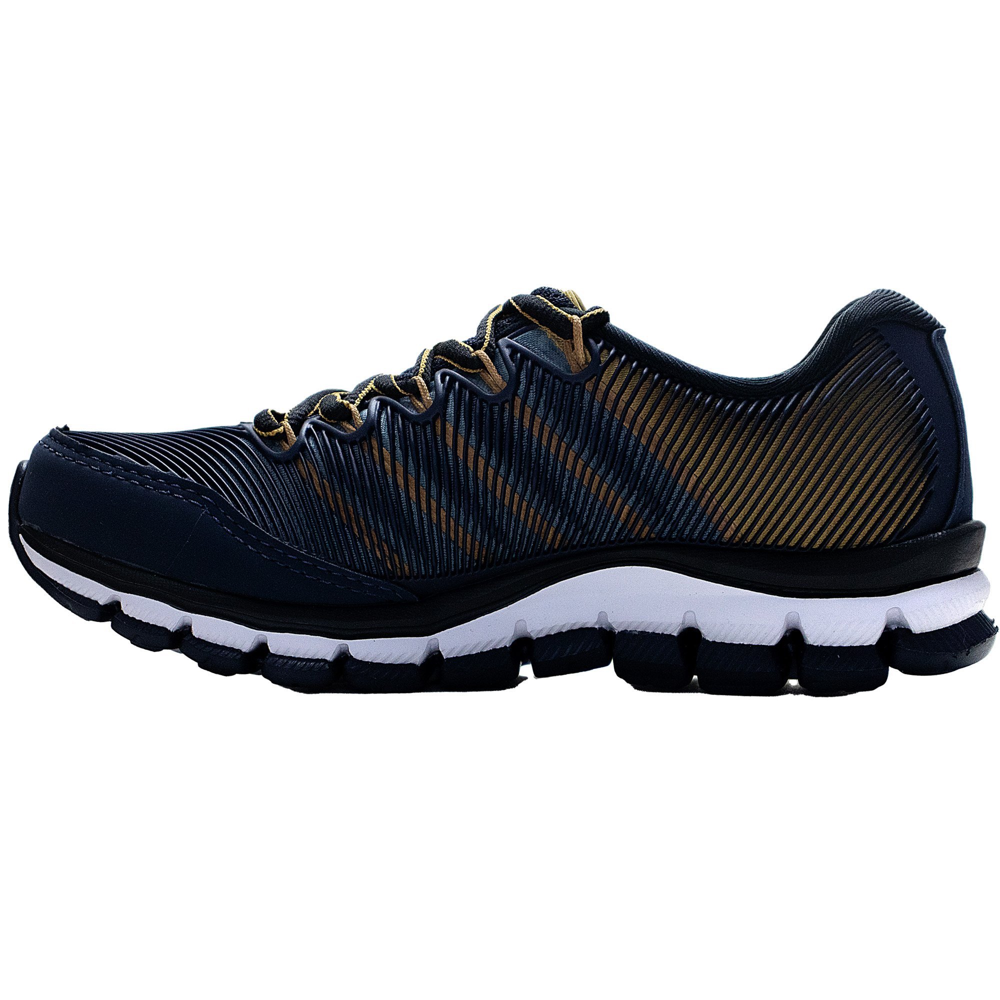 Tênis Olympikus Dynamic Infantil Azul Marinho/Dourado 3