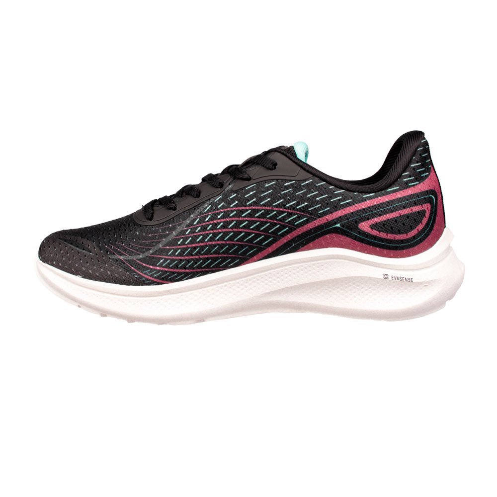 Tênis Olympikus Luna 2 Feminino Preto Preto/Rosa 3