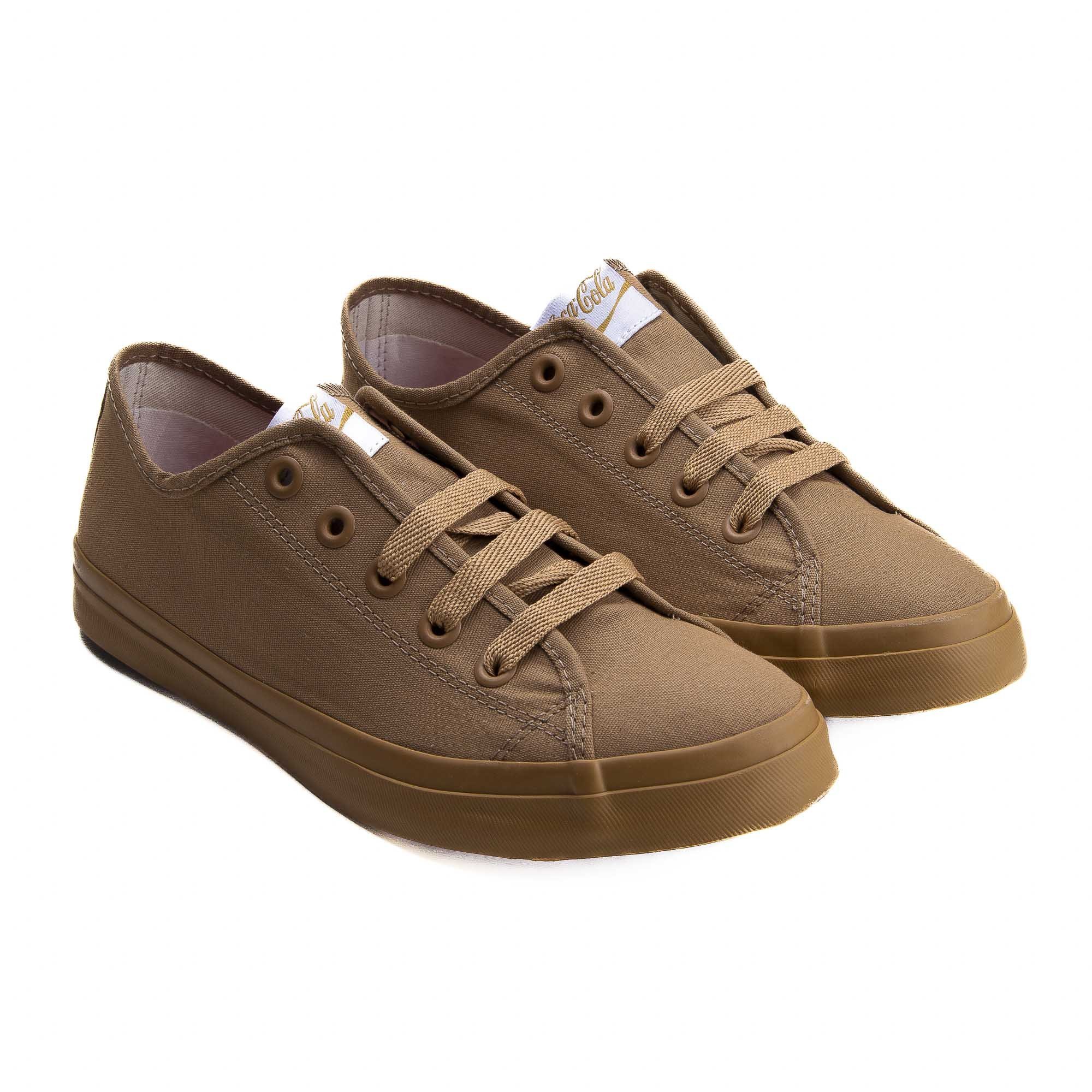 Tênis Coca Cola Stream Mono Canvas Feminino Marrom 5