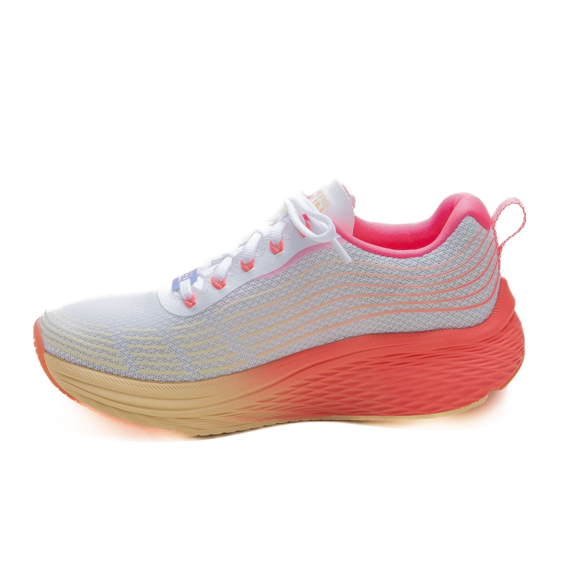 Tênis Skechers Max Cushioning Elite 2.0 Feminino Branco/Laranja 2