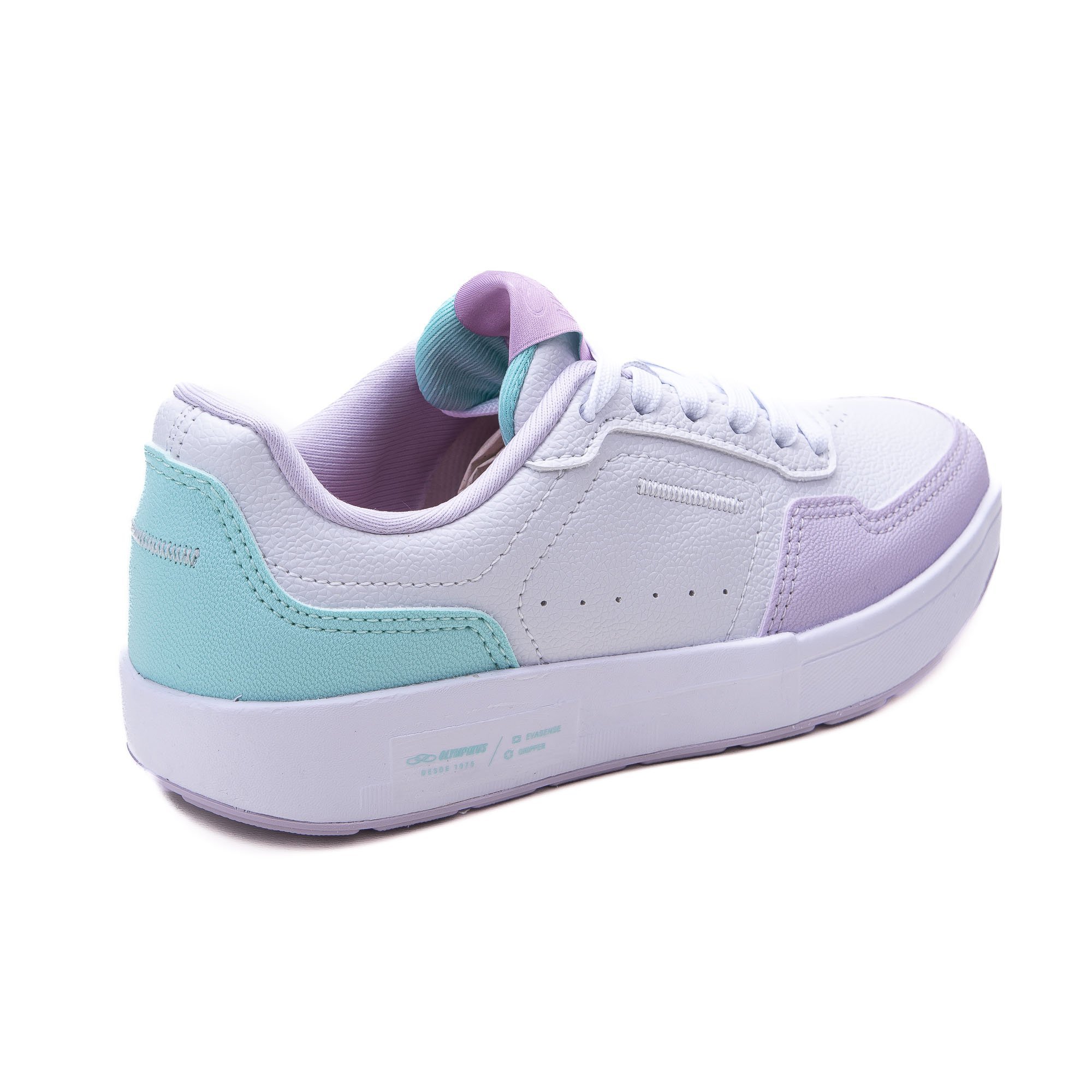 Tênis Olympikus Versa Infantil Branco/Lilás/Rosa 4