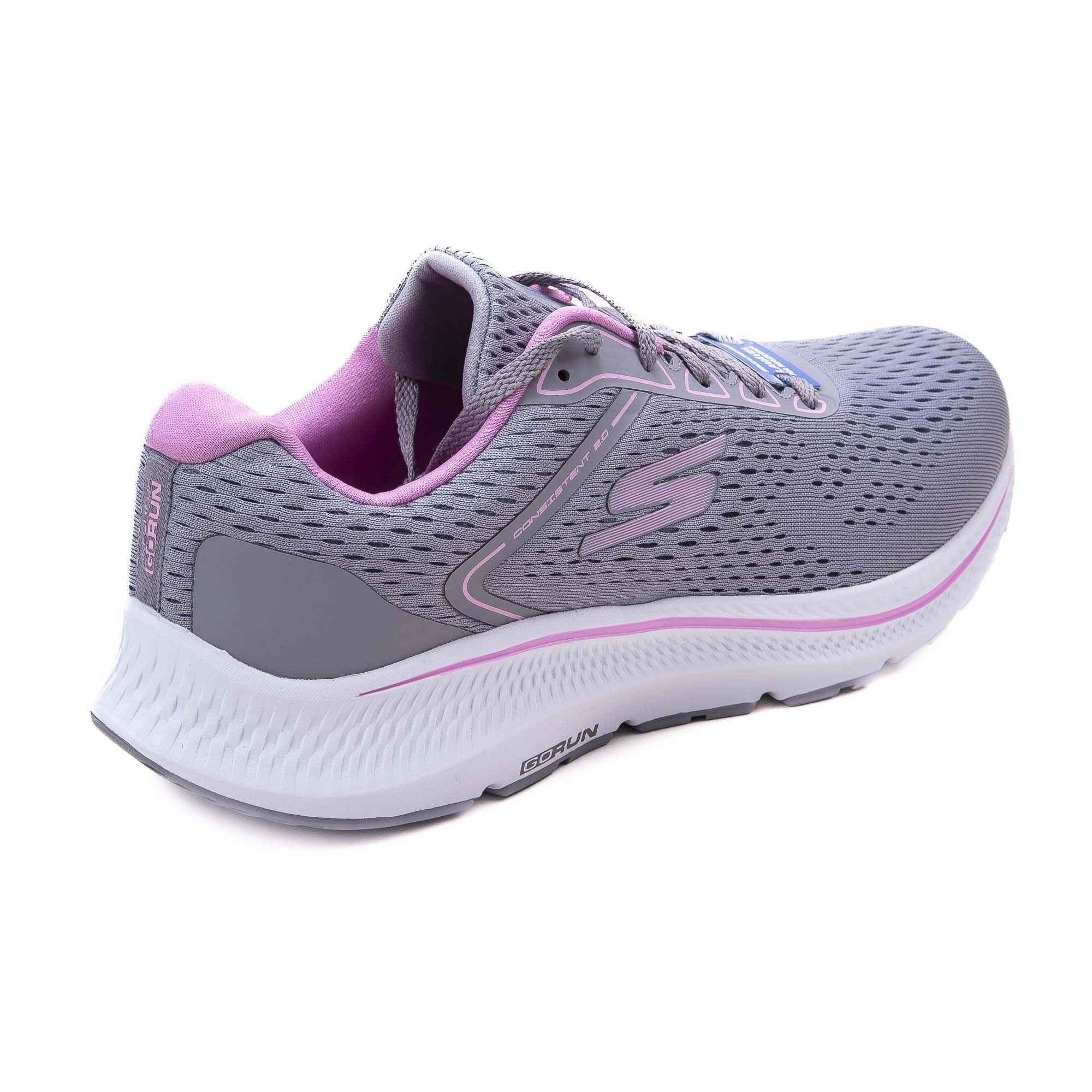 Tênis Skechers Go Run Consistent 2.0 Feminino Cinza 4