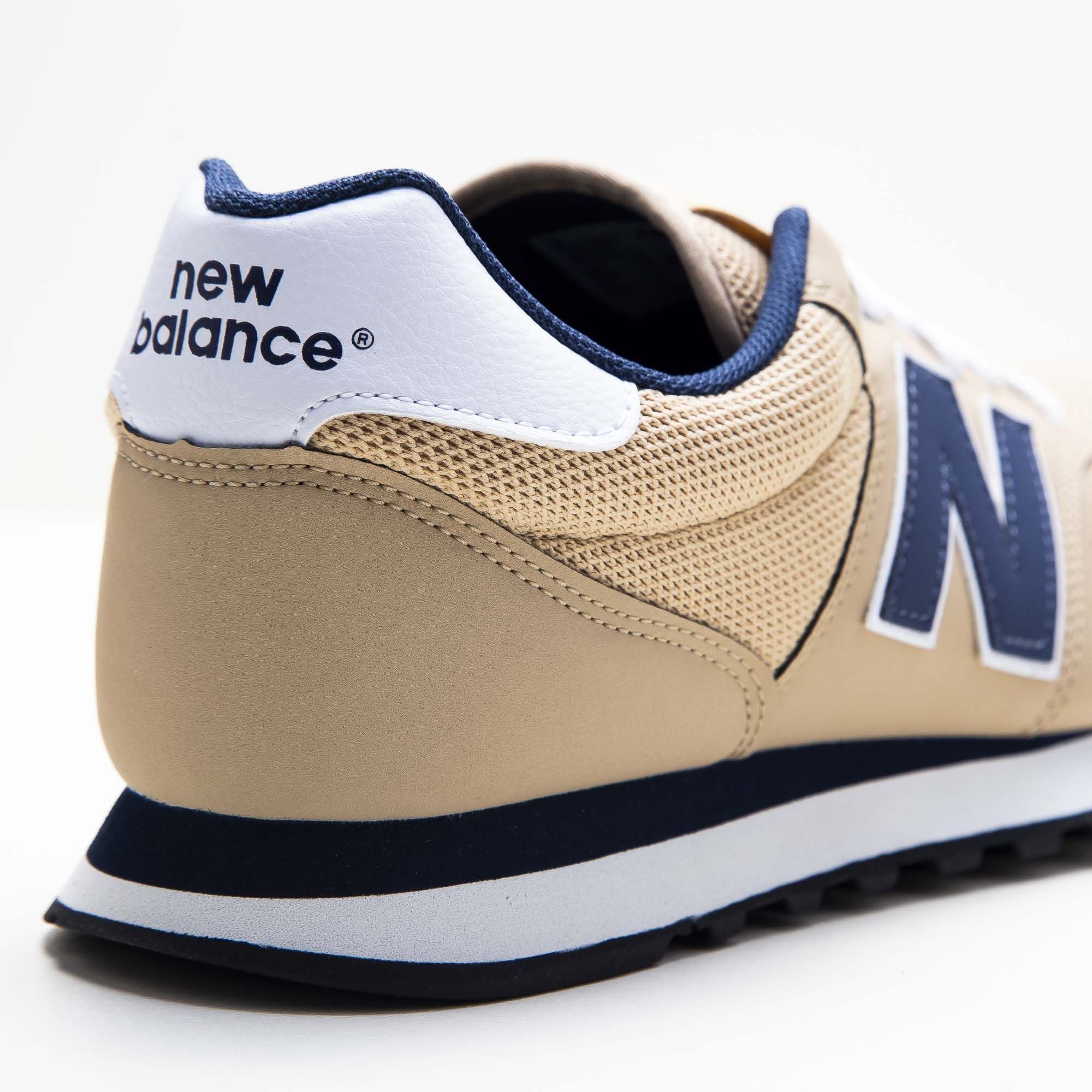 Tênis New Balance 500 V2 Masculino Bege/Azul 4