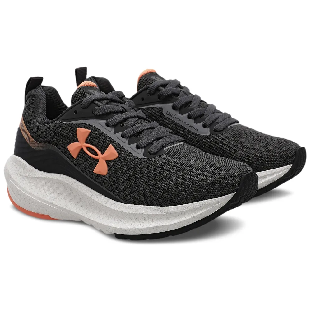 Tênis Under Armour Charged Wing SE Infantil Cinza/Laranja 3