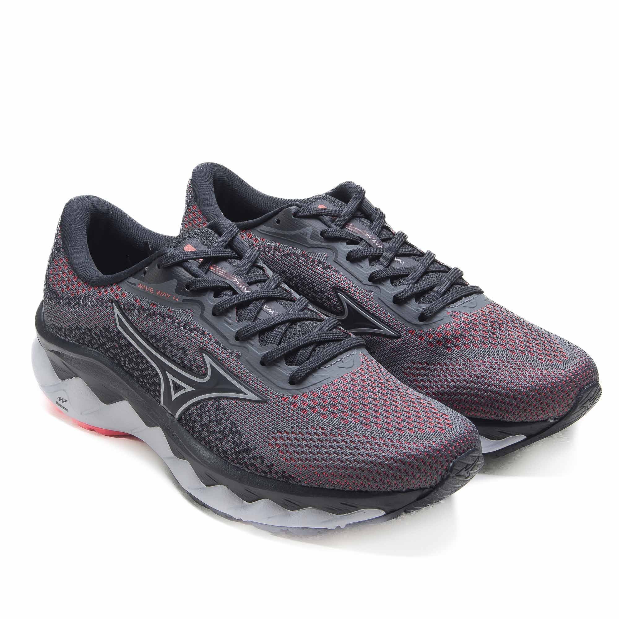 Tênis Mizuno Wave Way 4 Feminino Cinza 5