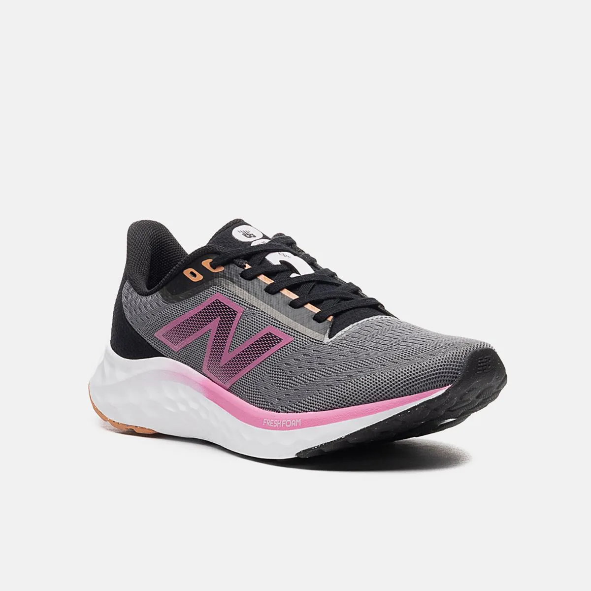 Tênis New Balance Fresh Foam Arishi V4 Feminino Cinza/Rosa 3