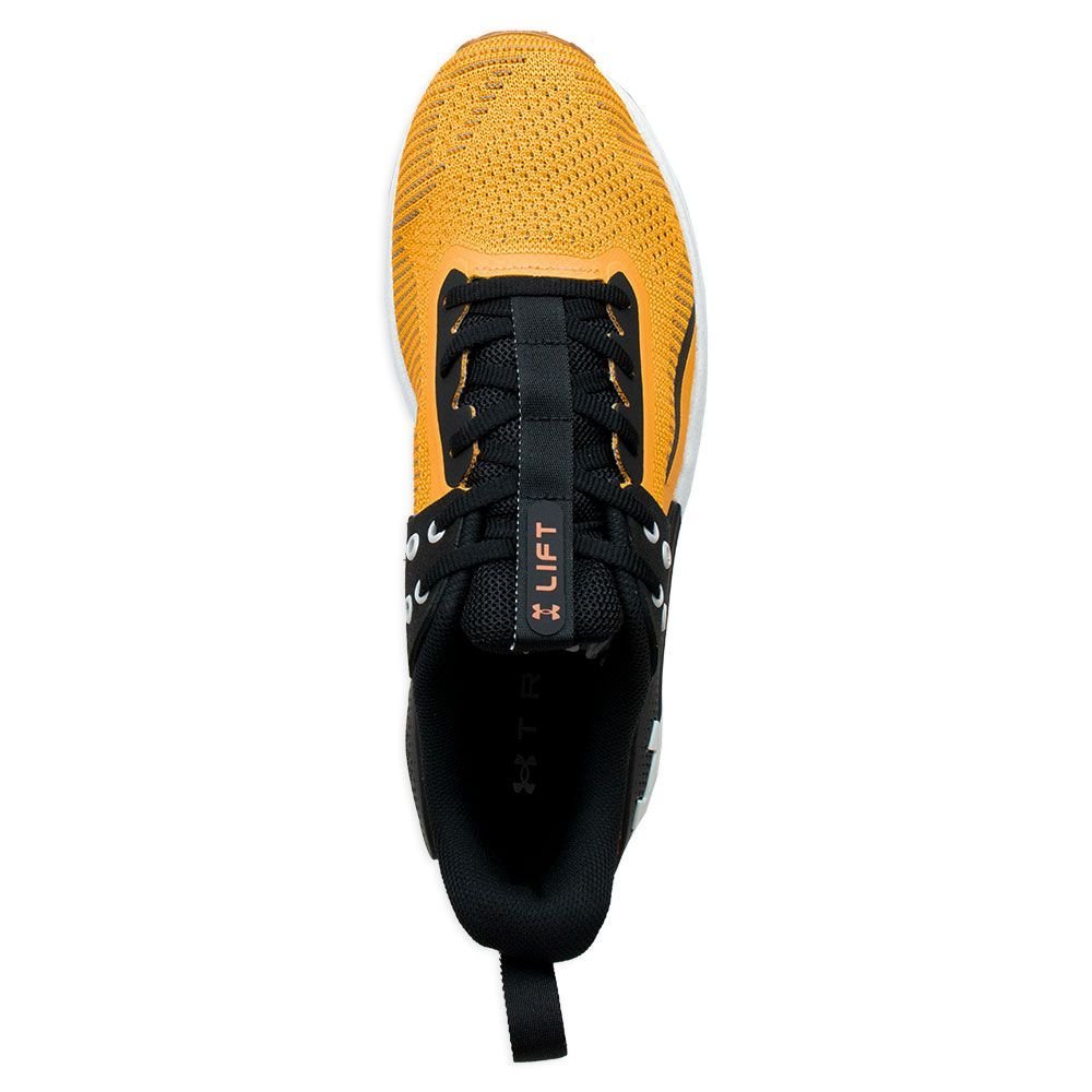 Tênis Under Armour Tribase Lift Laranja/Preto Amarelo/Preto 4