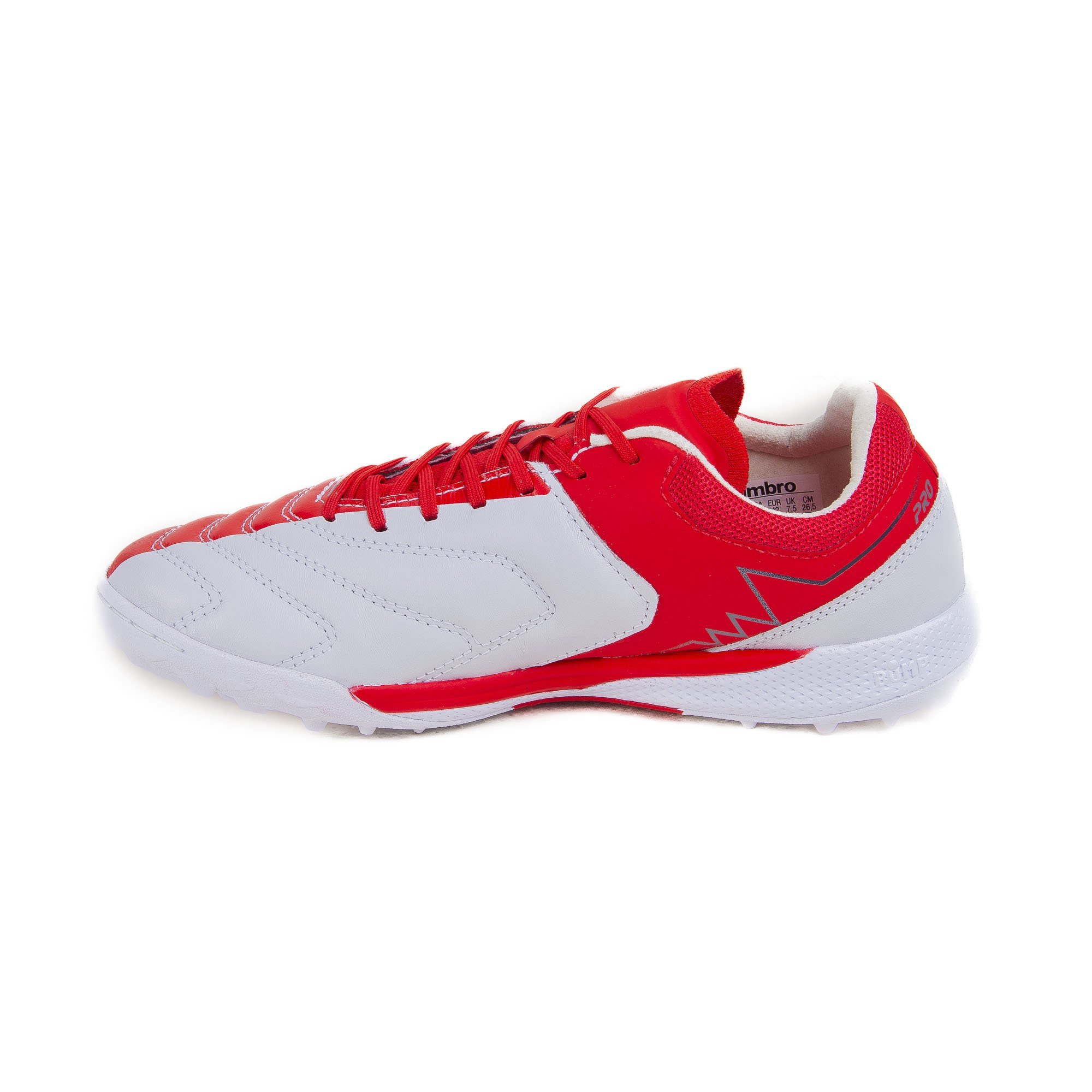 Chuteira Umbro Adamant Master Class Pro Bump England Society Masculina Branco/Vermelho 2